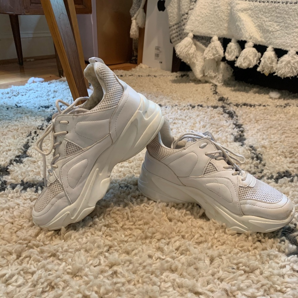 Steve Madden chunky white sneakers